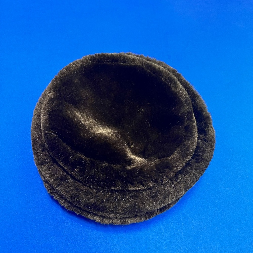 Brown Faux Fur Beret